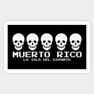 Muerto Rico Puerto Rico Jibaro La Isla del Espanto Sticker